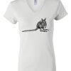 Women's Short Sleeve V-Neck T-Shirt Thumbnail