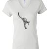 Women's Short Sleeve V-Neck T-Shirt Thumbnail