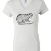 Women's Short Sleeve V-Neck T-Shirt Thumbnail