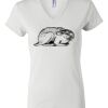 Women's Short Sleeve V-Neck T-Shirt Thumbnail