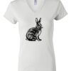 Women's Short Sleeve V-Neck T-Shirt Thumbnail