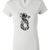 Women's Short Sleeve V-Neck T-Shirt Thumbnail