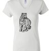 Women's Short Sleeve V-Neck T-Shirt Thumbnail