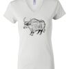 Women's Short Sleeve V-Neck T-Shirt Thumbnail