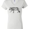 Women's Short Sleeve V-Neck T-Shirt Thumbnail