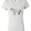 Women's Short Sleeve V-Neck T-Shirt Thumbnail