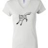 Women's Short Sleeve V-Neck T-Shirt Thumbnail