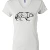 Women's Short Sleeve V-Neck T-Shirt Thumbnail