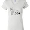 Women's Short Sleeve V-Neck T-Shirt Thumbnail