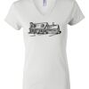 Women's Short Sleeve V-Neck T-Shirt Thumbnail