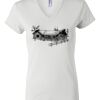 Women's Short Sleeve V-Neck T-Shirt Thumbnail