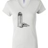 Women's Short Sleeve V-Neck T-Shirt Thumbnail