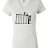 Women's Short Sleeve V-Neck T-Shirt Thumbnail