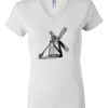 Women's Short Sleeve V-Neck T-Shirt Thumbnail