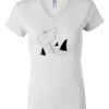 Women's Short Sleeve V-Neck T-Shirt Thumbnail