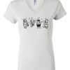 Women's Short Sleeve V-Neck T-Shirt Thumbnail