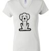 Women's Short Sleeve V-Neck T-Shirt Thumbnail