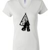 Women's Short Sleeve V-Neck T-Shirt Thumbnail