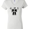 Women's Short Sleeve V-Neck T-Shirt Thumbnail