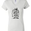 Women's Short Sleeve V-Neck T-Shirt Thumbnail