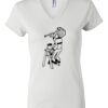 Women's Short Sleeve V-Neck T-Shirt Thumbnail