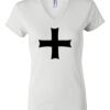 Women's Short Sleeve V-Neck T-Shirt Thumbnail