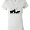 Women's Short Sleeve V-Neck T-Shirt Thumbnail