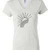 Women's Short Sleeve V-Neck T-Shirt Thumbnail