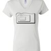 Women's Short Sleeve V-Neck T-Shirt Thumbnail