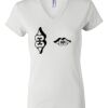 Women's Short Sleeve V-Neck T-Shirt Thumbnail