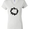 Women's Short Sleeve V-Neck T-Shirt Thumbnail