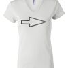 Women's Short Sleeve V-Neck T-Shirt Thumbnail