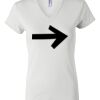 Women's Short Sleeve V-Neck T-Shirt Thumbnail