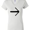 Women's Short Sleeve V-Neck T-Shirt Thumbnail