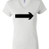 Women's Short Sleeve V-Neck T-Shirt Thumbnail