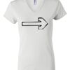 Women's Short Sleeve V-Neck T-Shirt Thumbnail