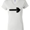 Women's Short Sleeve V-Neck T-Shirt Thumbnail