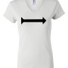 Women's Short Sleeve V-Neck T-Shirt Thumbnail