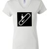 Women's Short Sleeve V-Neck T-Shirt Thumbnail