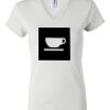 Women's Short Sleeve V-Neck T-Shirt Thumbnail