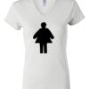 Women's Short Sleeve V-Neck T-Shirt Thumbnail