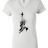 Women's Short Sleeve V-Neck T-Shirt Thumbnail