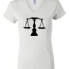 Women's Short Sleeve V-Neck T-Shirt Thumbnail