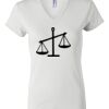 Women's Short Sleeve V-Neck T-Shirt Thumbnail