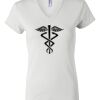 Women's Short Sleeve V-Neck T-Shirt Thumbnail