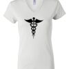 Women's Short Sleeve V-Neck T-Shirt Thumbnail