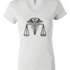 Women's Short Sleeve V-Neck T-Shirt Thumbnail