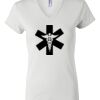 Women's Short Sleeve V-Neck T-Shirt Thumbnail