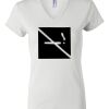 Women's Short Sleeve V-Neck T-Shirt Thumbnail