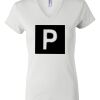 Women's Short Sleeve V-Neck T-Shirt Thumbnail